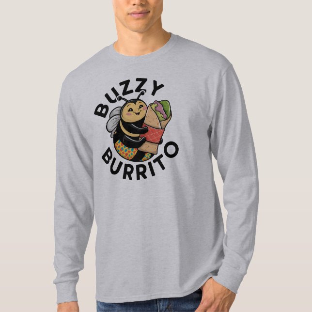 Camiseta Abeja Divertida Burrito Buzzy  (Anverso)