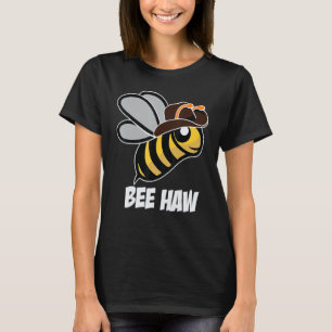 Camiseta Abeja Divertida Haw Abejorro Gráfico Sombrero de V