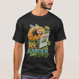 Camiseta Abeja En El Jardín Bumblebee Divertida Flor