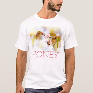 Camiseta Abeja En Una Flor De Cerezo