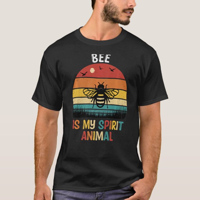 Camiseta Abeja es mi Abeja animal espiritual (Anverso)