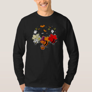 Camiseta Abeja Fantasma de Halloween Abeja Linda Hallowee