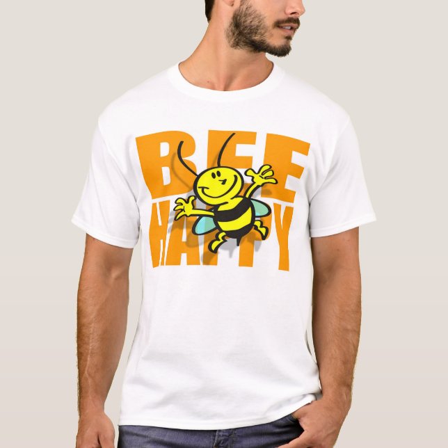 Camiseta ¡Abeja feliz! (Anverso)