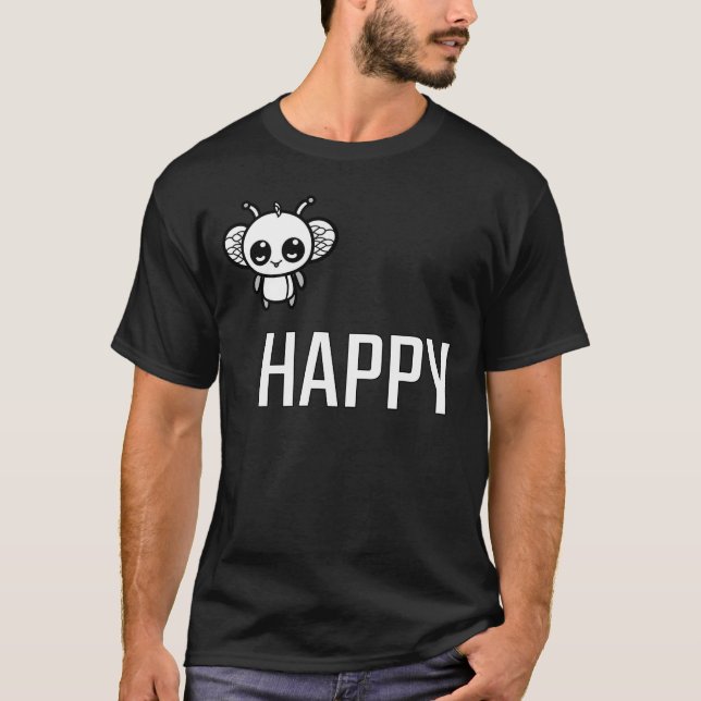 Camiseta Abeja Feliz :) (Anverso)