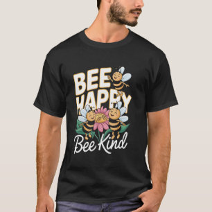 Camiseta Abeja Feliz Abeja Amable Apicultor Divertido