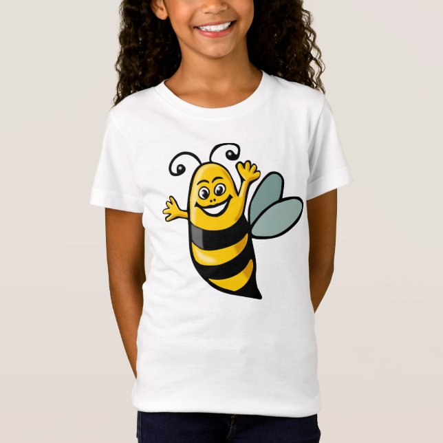 Camiseta Abeja feliz - Personalizado (Anverso)