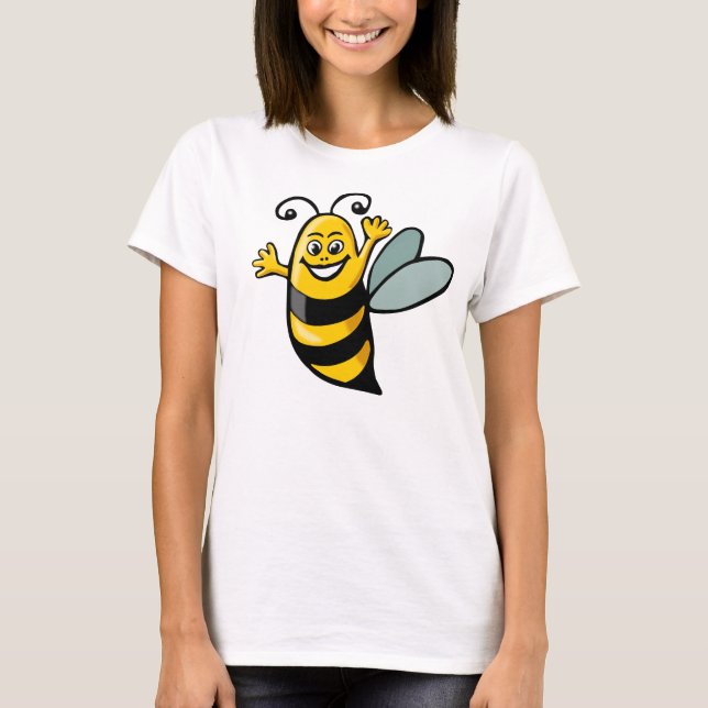 Camiseta Abeja feliz - Personalizado (Anverso)