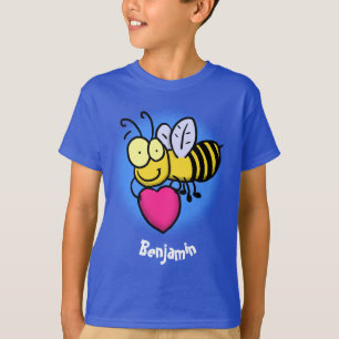 Camiseta Abeja graciosa y linda con ilustracion personaliza