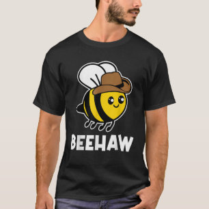 Camiseta Abeja Haw Funnys Juego de Palabras País Lindo Vaqu