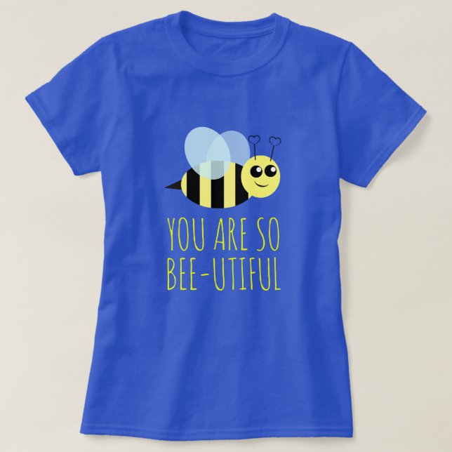 Camiseta Abeja hermosa (Diseño del anverso)