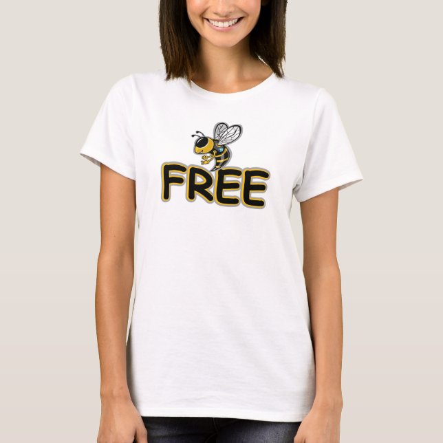 CAMISETA ABEJA LIBRE (Anverso)