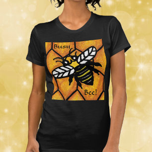Camiseta Abeja Llena de Vida Panal de Miel