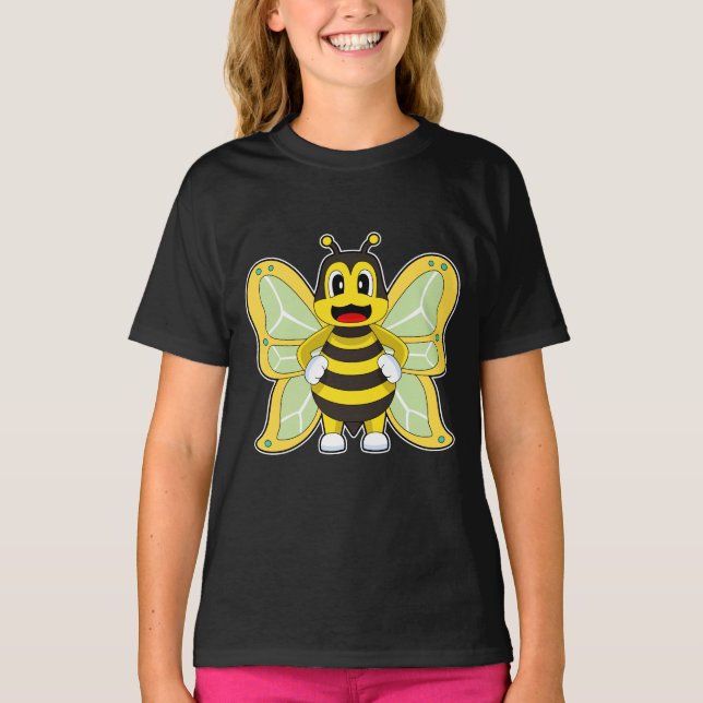 Camiseta Abeja Mariposa (Anverso)