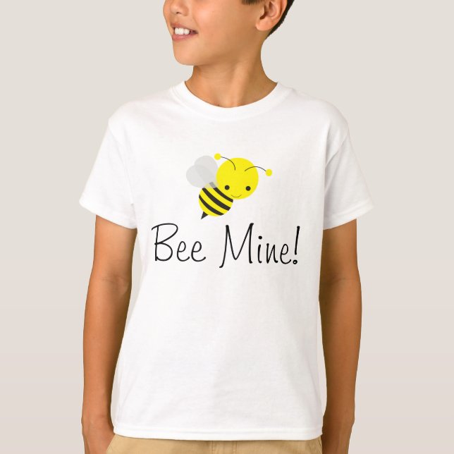 Camiseta Abeja mis niños lindos muchacho de la tarjeta del (Anverso)