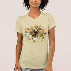 Camiseta Abeja ocupada en Honeycomb: Hexageres y círculos