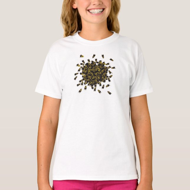 Camiseta Abeja ocupada - (Más colores) (Anverso)