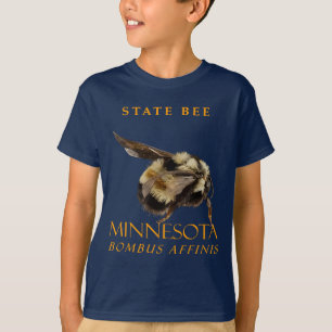 Camiseta Abeja Parchada Oxidada del Territorio de Minnesota