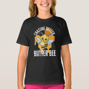 Camiseta Abeja, persiguiendo mantequilla - Butter Bee
