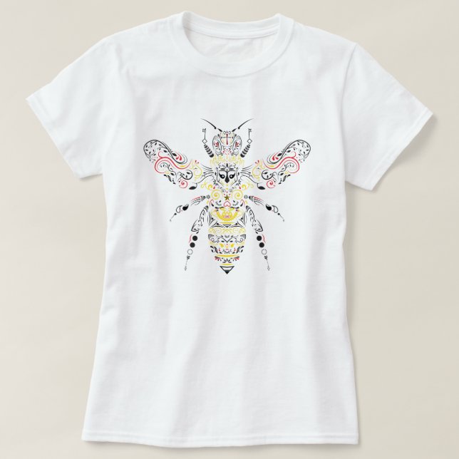 Camiseta abeja reina (Diseño del anverso)