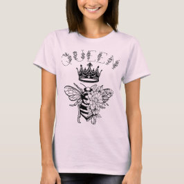 Camiseta Abeja Reina Con Corona
