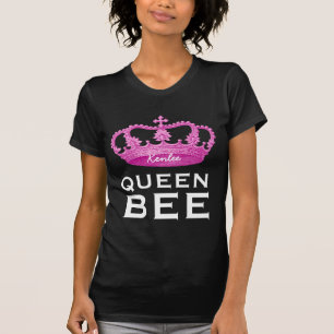 Camiseta Abeja reina conocida de encargo divertida V4 del