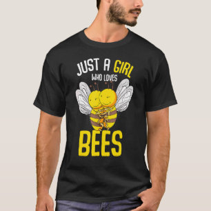Camiseta Abeja Sólo A Un Chica Que Ama A Las Abejas