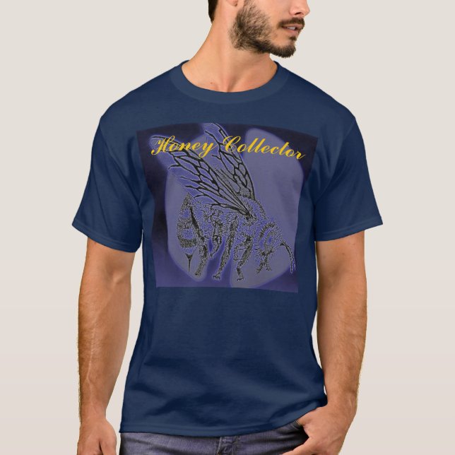 Camiseta Abeja sting6, colector de la miel (Anverso)