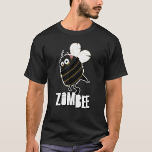 Camiseta Abeja Zombie Halloween Avispón Amarillo Espeluznan