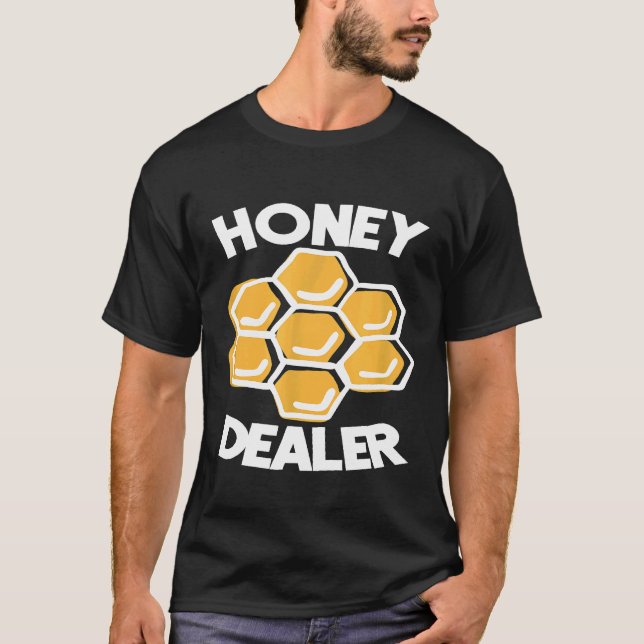 Camiseta Abejas apícolas beekeeper Dealer de miel (Anverso)