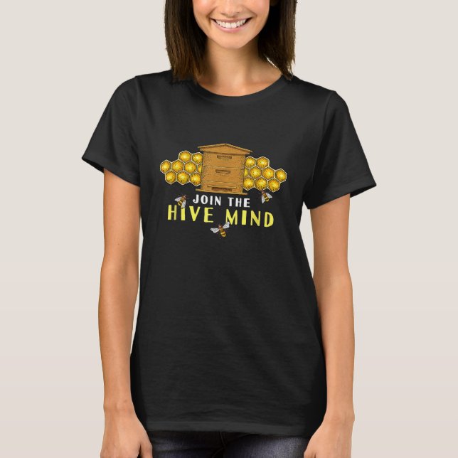Camiseta Abejas aprensivas Honey Bee Hive Honeycomb Beekeep (Anverso)