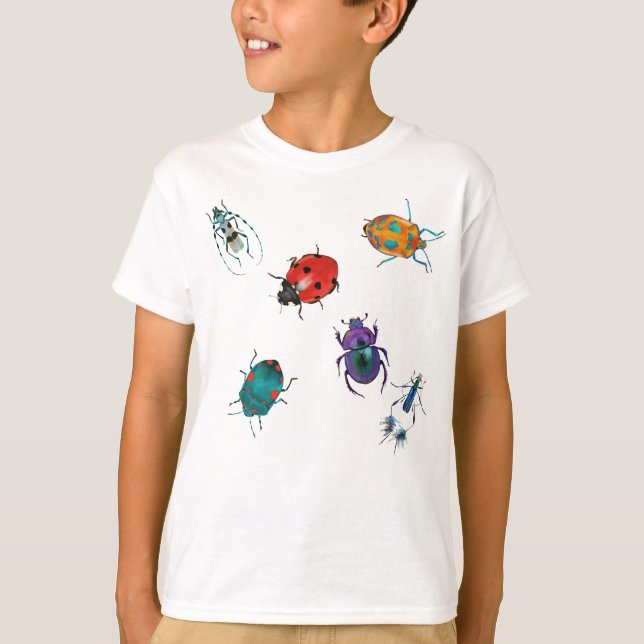 Camiseta Abejas coloridas (Anverso)
