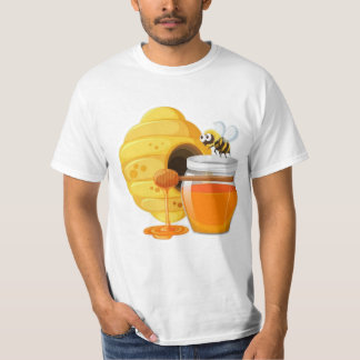 Camiseta abejas con miel