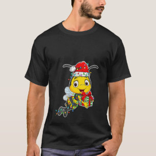Camiseta Abejas con Santa Hat Xmas Insectos Abejas Más Chr