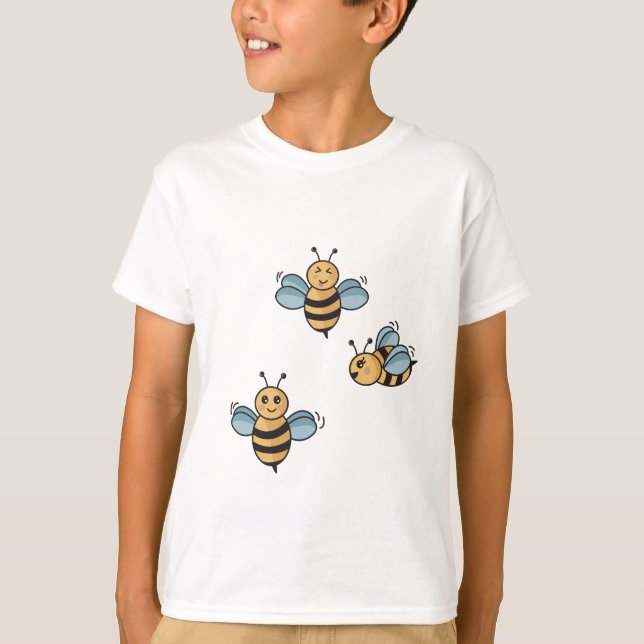 Camiseta Abejas cutas (Anverso)
