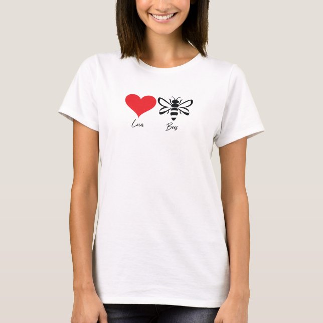 Camiseta Abejas de amor (Anverso)