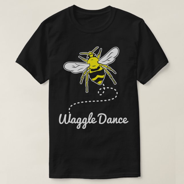 Camiseta Abejas de danza del equipaje Abejas apicultoras (Diseño del anverso)