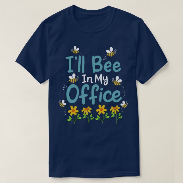 Camiseta Abejas de flores de jardiner (Diseño del anverso)