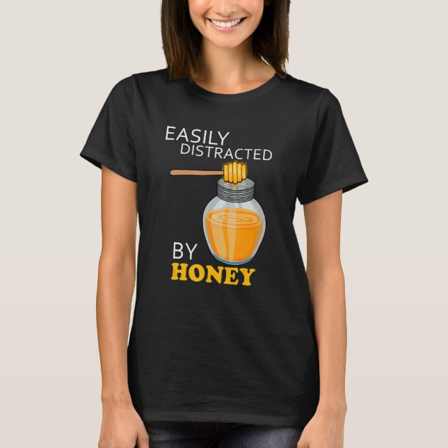 Camiseta Abejas de la naturaleza comiendo miel (Anverso)