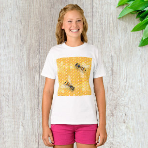 Camiseta Abejas de miel en modelo de abeja brillante