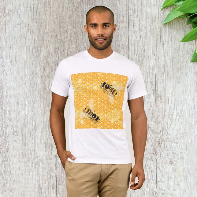 Camiseta Abejas de miel en modelo de abeja brillante (Subido por el creador)