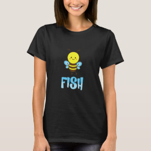 Camiseta Abejas De Pescado Hombres Mujeres Niños