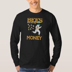 Camiseta Abejas Mejor Que Mi Dinero Abeja Enjambre Raglan