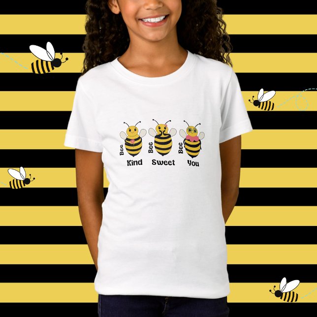 Camiseta Abejas pequeñas, sé amable | Ser dulce | Ser tú (Subido por el creador)