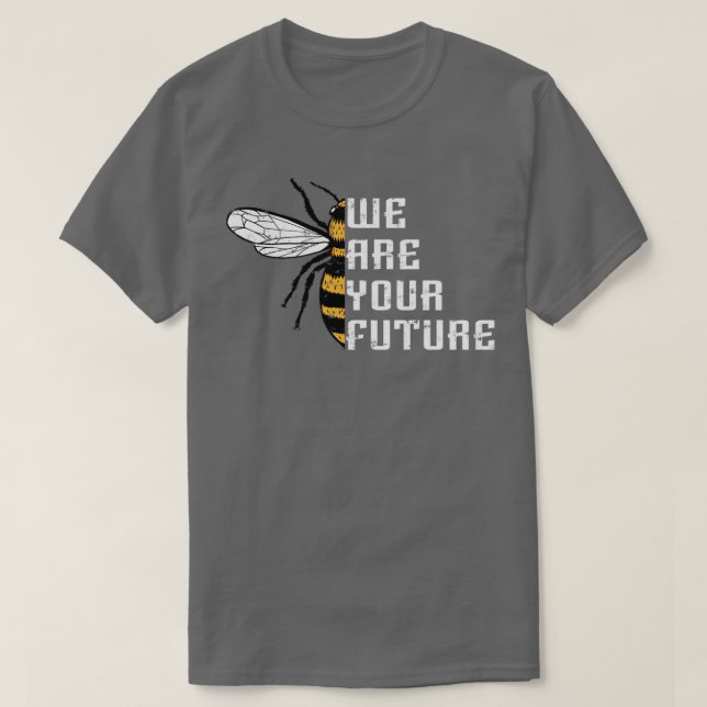 Camiseta Abejas Somos el futuro1 (Diseño del anverso)