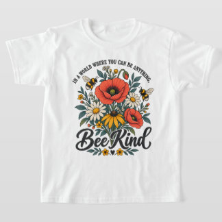 Camiseta Abejas y flores silvestres vintage
