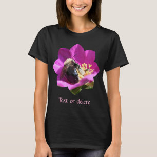Camiseta Abejorro En Rosa Personalizado