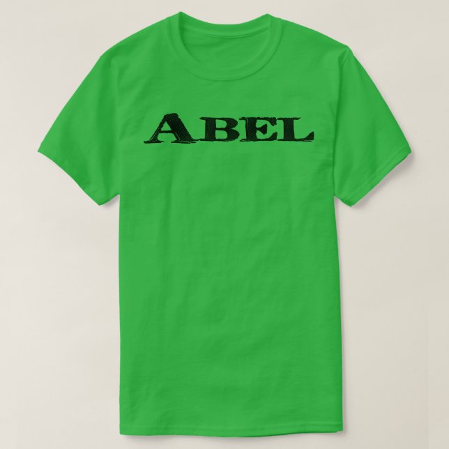 Camiseta Abel 1 (Diseño del anverso)