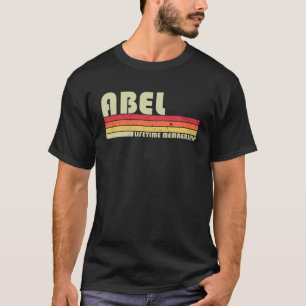 Camiseta ABEL Apellido Funny Retro Vintage 80S 90S Cumpleañ