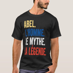 Camiseta Abel el hombre el mito la idea de la leyenda