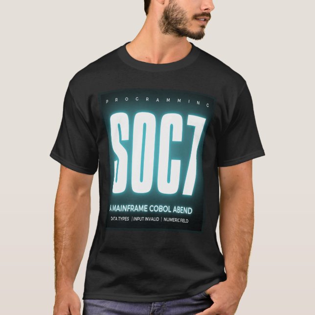Camiseta Abend Soc7 de programación Cobol (Anverso)